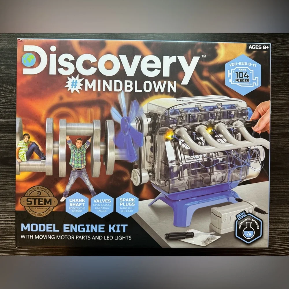 Discovery Mindblown Toy Model Engine Kit - Picture 2 of 6